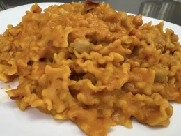 Pasta e ceci con la 'nduja