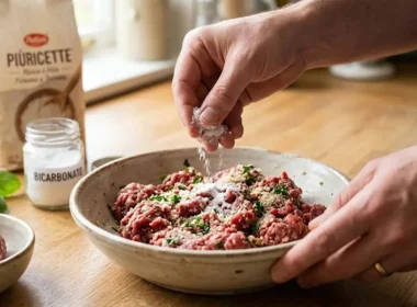 bicarbonato nella carne macinata