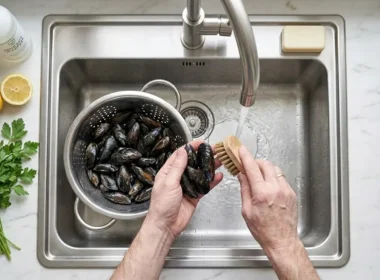 come pulire le cozze in sicurezza