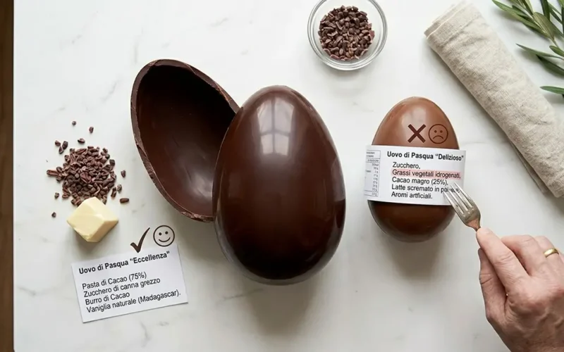 uova di pasqua etichetta