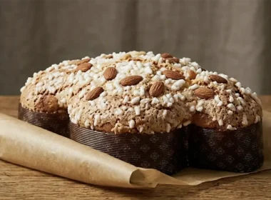 colomba conservata in carta forno