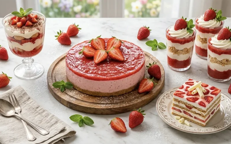 dolci con le fragole