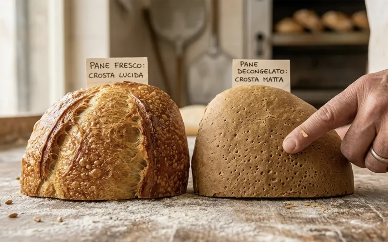 pane fresco e pane decongelato