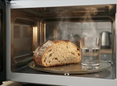 pane secco in microonde