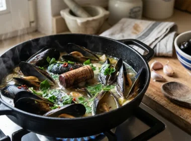 tappo di sughero nelle cozze