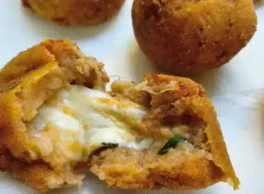 Bombette di melanzane alla parmigiana con cuore filante
