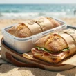 panini in spiaggia