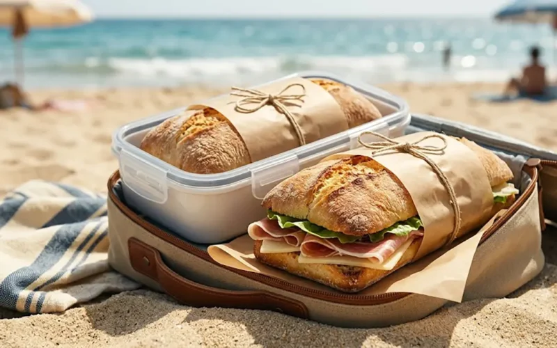 panini in spiaggia